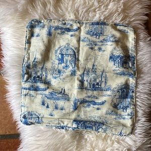 COPY - New Orleans toile pair pillow covers custom. About 19-20” square.
